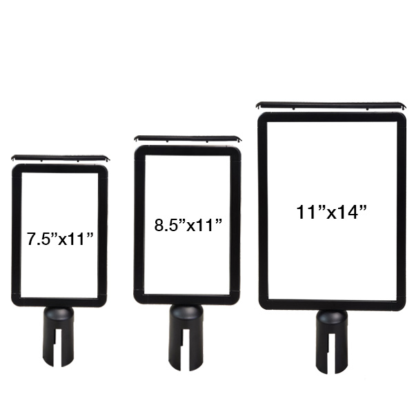 weatherproof sign sizing chart