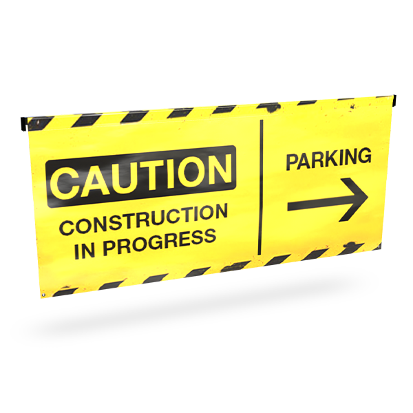 6ft safety banner
