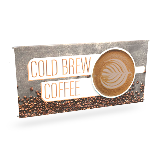 6ft cafe banner standalone