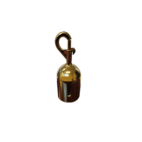 Polished Brass Rope End