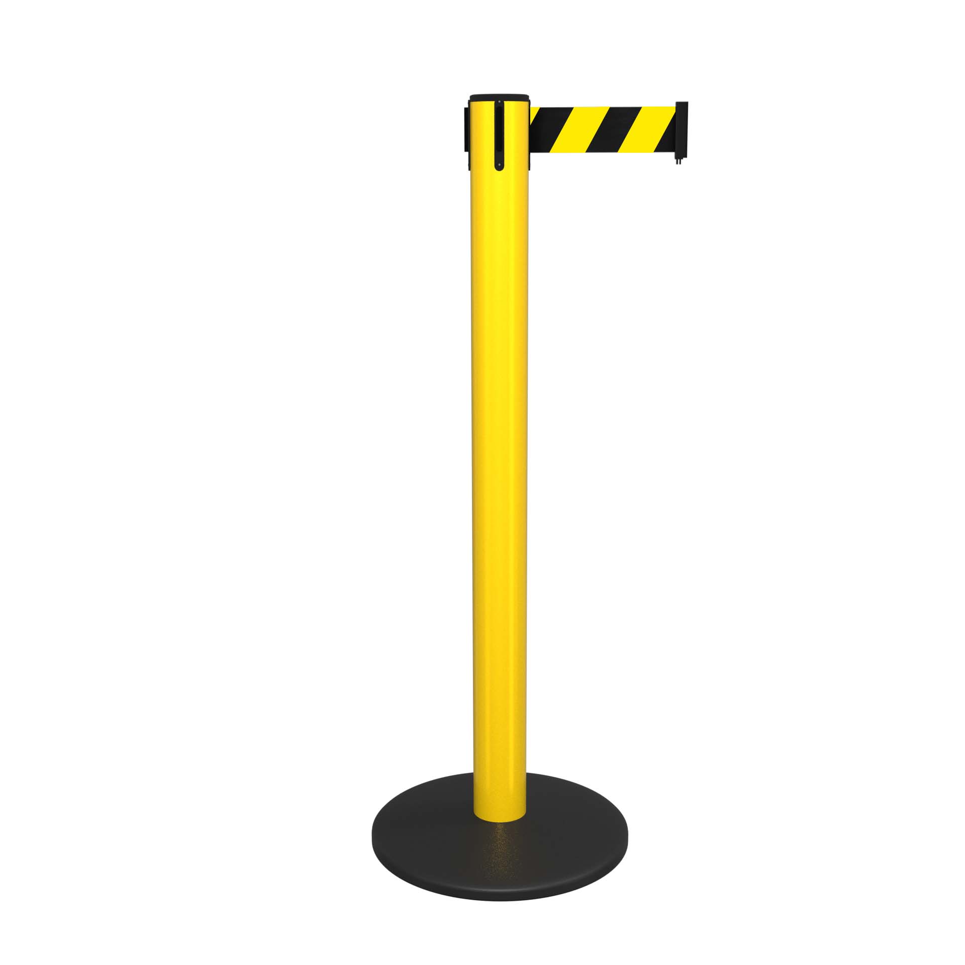 Yellow SafetyPro 300 showing a reliable safety stanchion