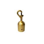 Satin Brass Rope End