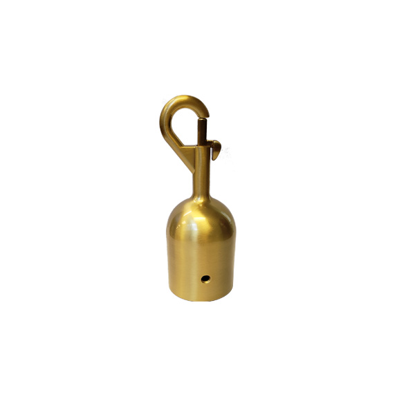 Satin Brass Rope End