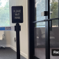 radius corner sign frame banner