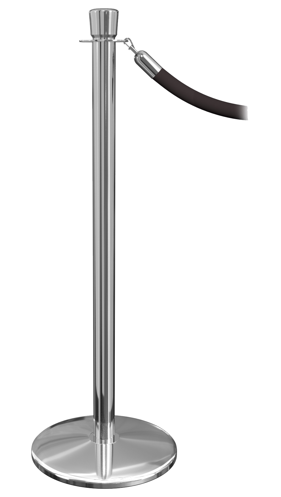 Crown Top elegance post and rope stanchion