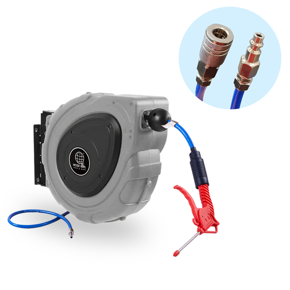 Grey 65ft air hose reel
