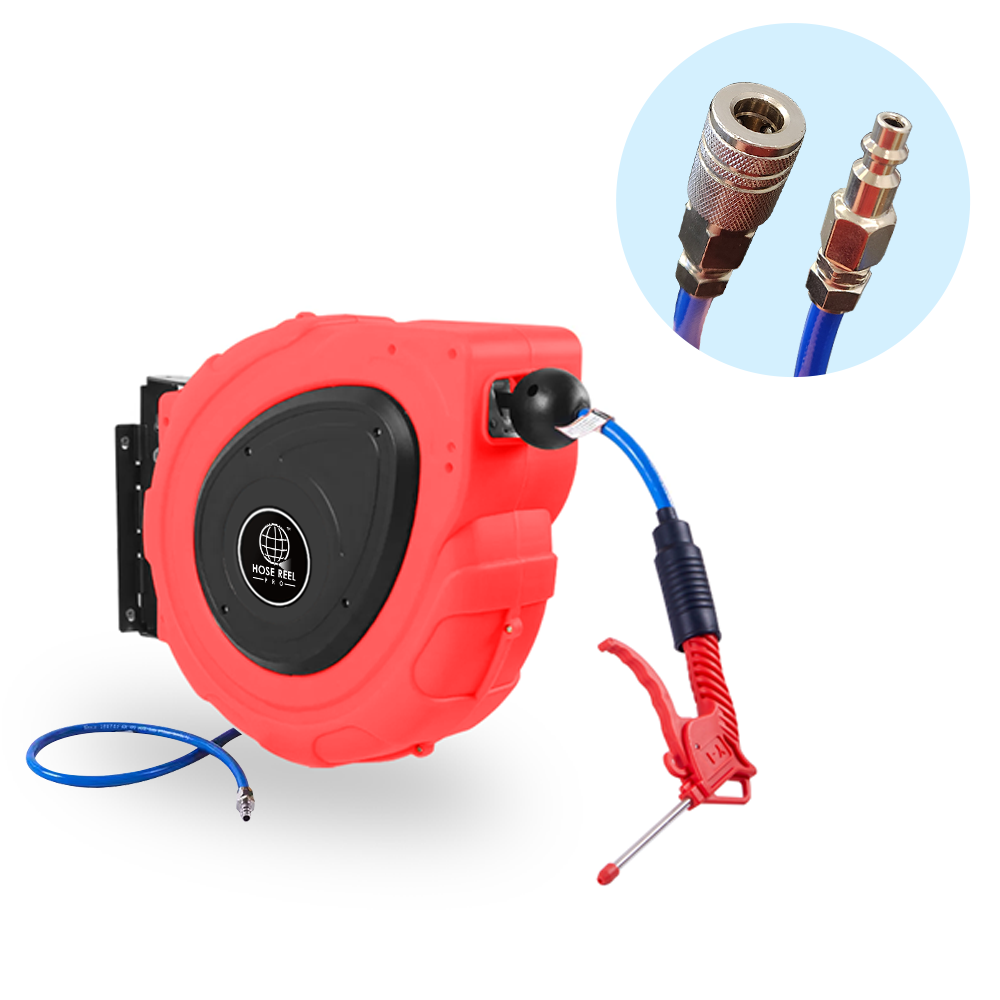 Red Air Hose Reel 65ft
