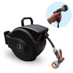 Black Garden Hose Reel