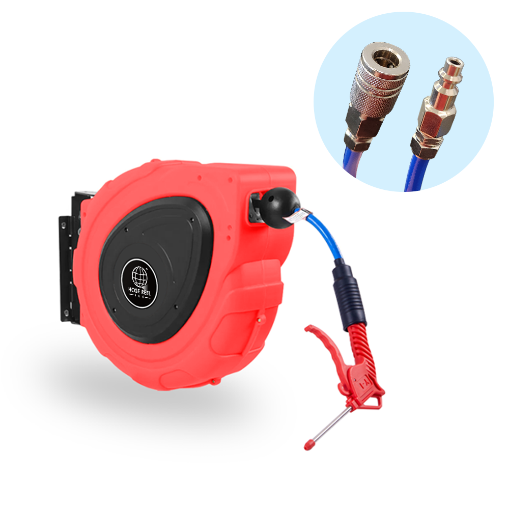 Red Air Hose Reel