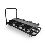 vertical stanchion cart