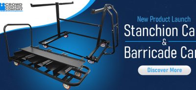 Stanchion and Barricade Cart