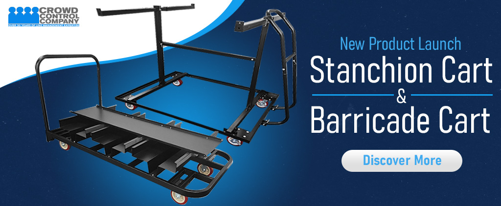 Stanchion and Barricade Cart