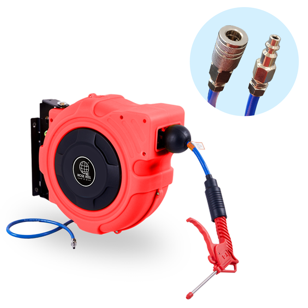 Red Air Hose Reel