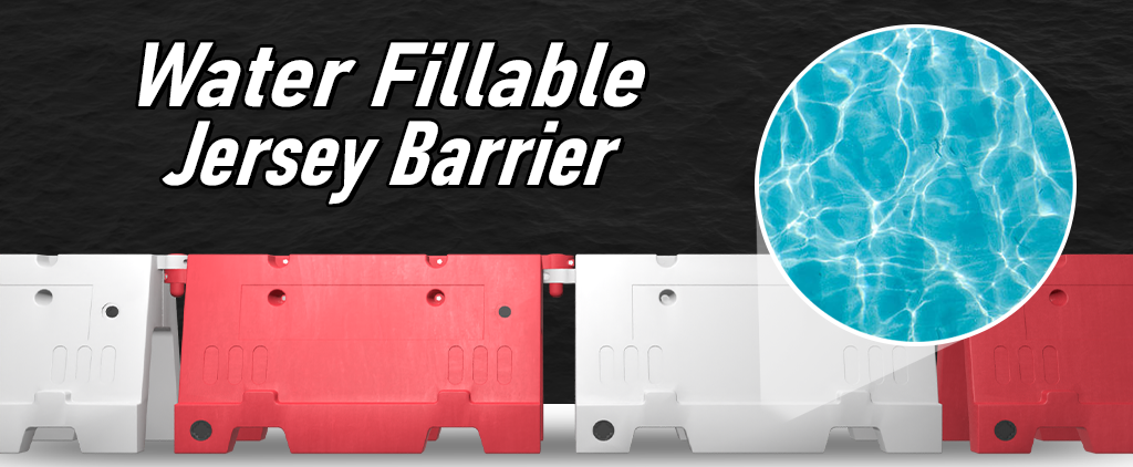 Water fillable economy jersey barriers