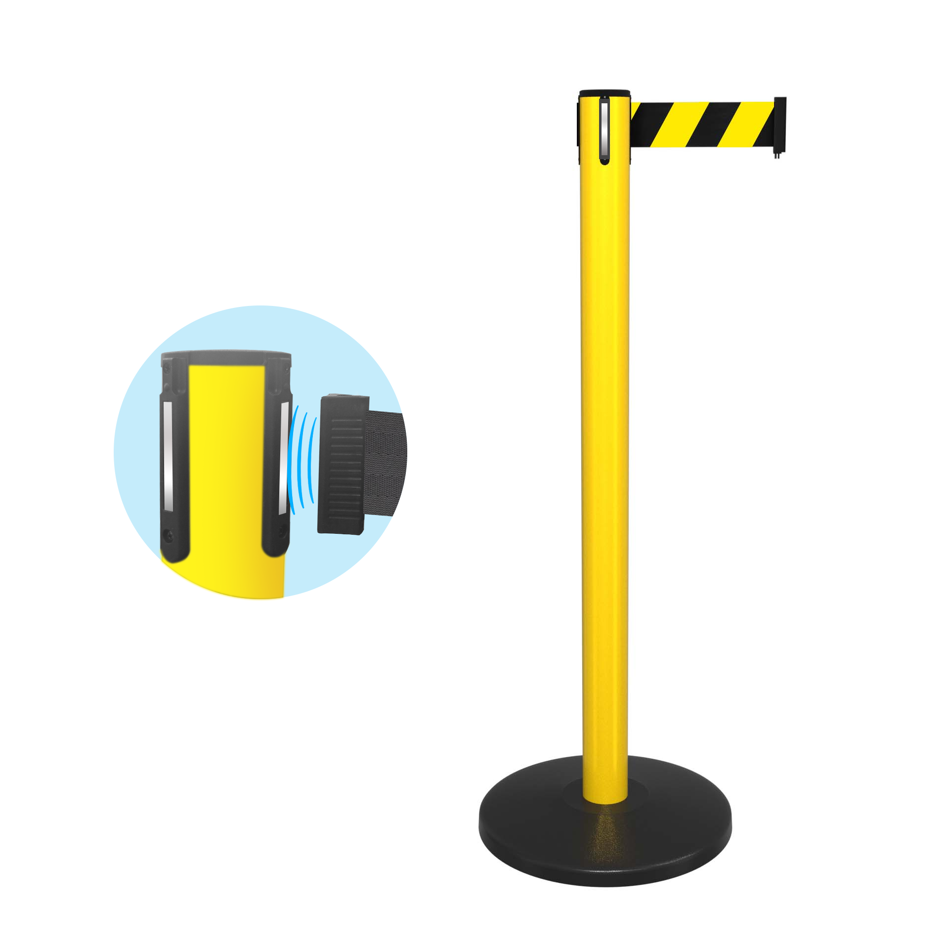 Safety Breakaway Belt Barrier