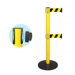 Twin Belted Breakaway Safety Stanchion