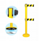 Safety Magnetic Breakaway Twin Belt barrier