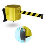 Yellow 100ft Magnetic Belt Barrier